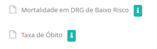 Exemplo 5 de relatório indisponível para DRG Refinado